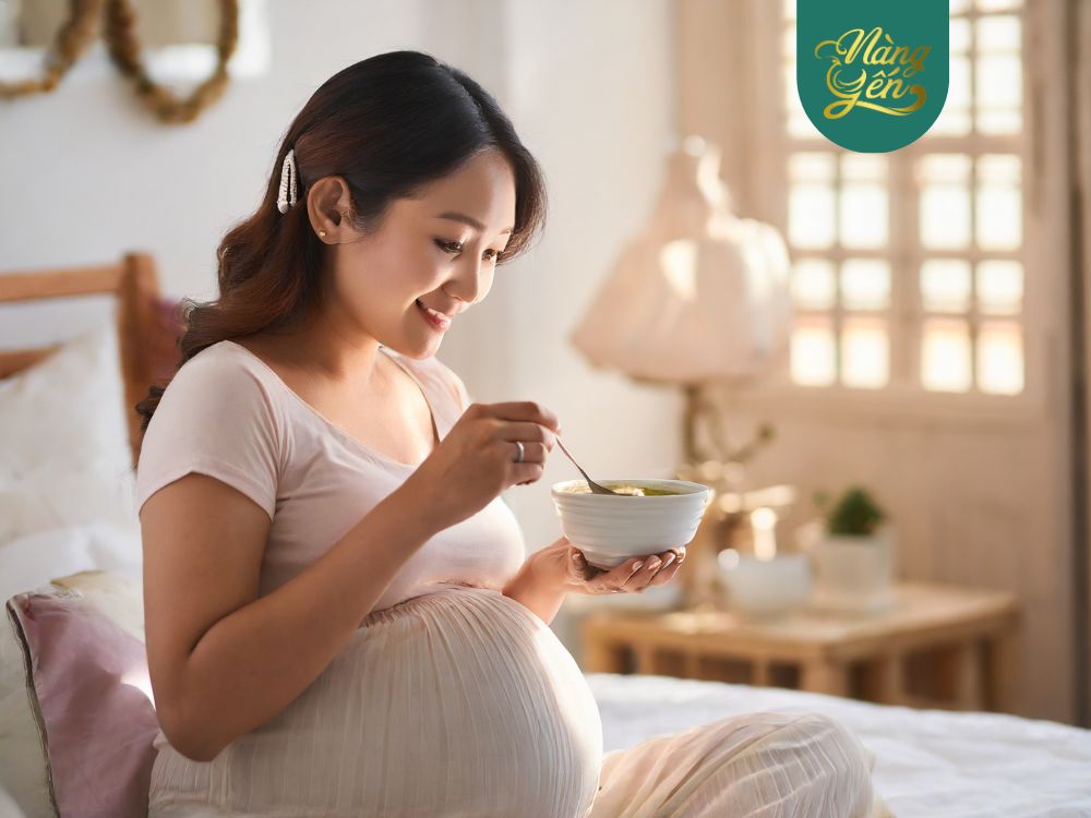 Mẹ bầu tháng thứ 4 mới nên dùng yến sào