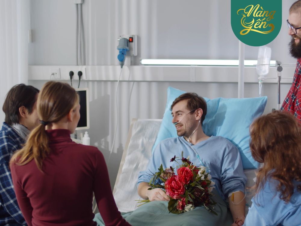 Lời cảm ơn bạn bè, đồng nghiệp đến thăm bệnh