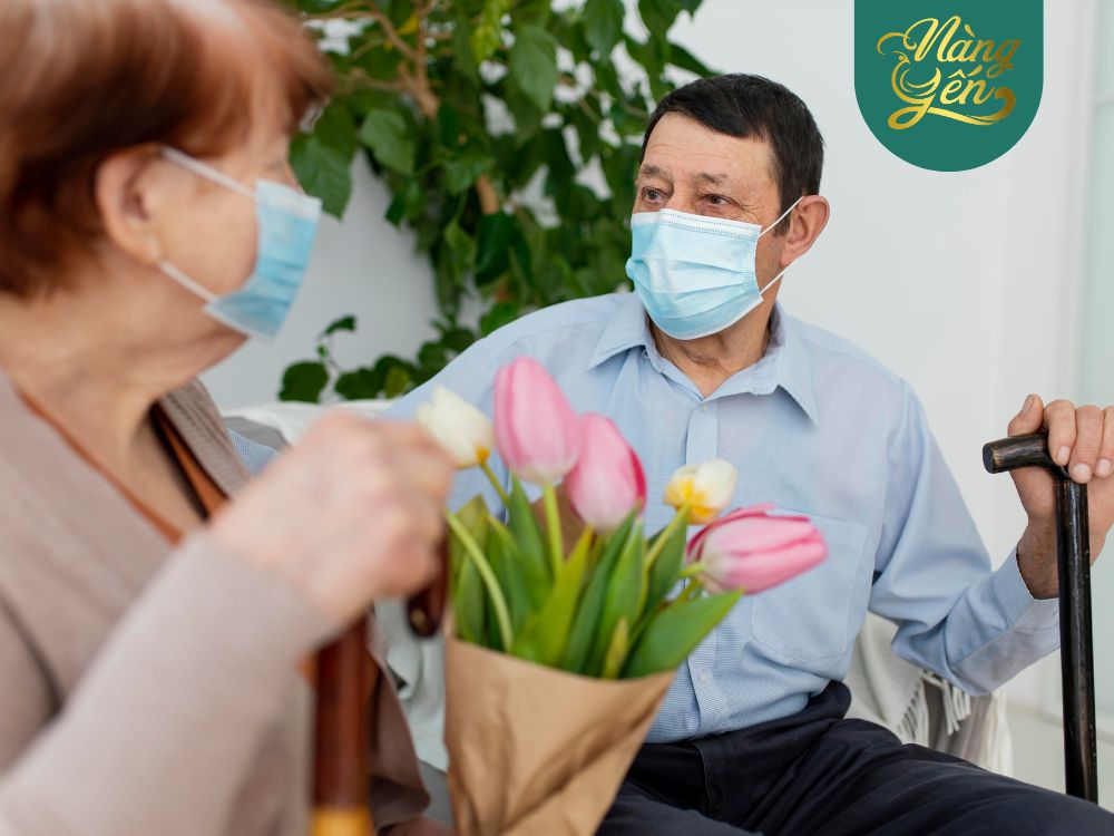 Lời cảm ơn khi người lớn tới thăm bệnh