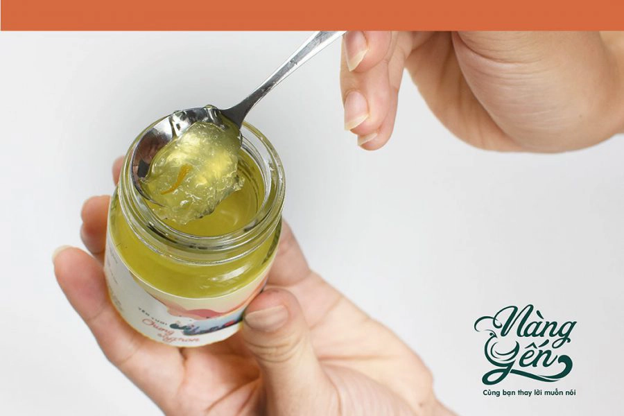 Cảm nhận sợi yến thật trong Yến chưng Saffron - Nàng Yến