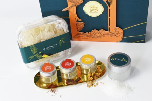 BỘ QUÀ TẶNG YẾN THƯỢNG ĐỈNH MIX 100G
