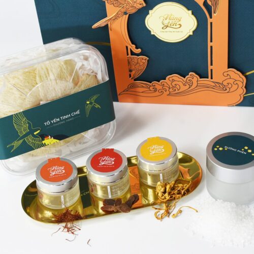 BỘ QUÀ TẶNG YẾN THƯỢNG ĐỈNH MIX 100G