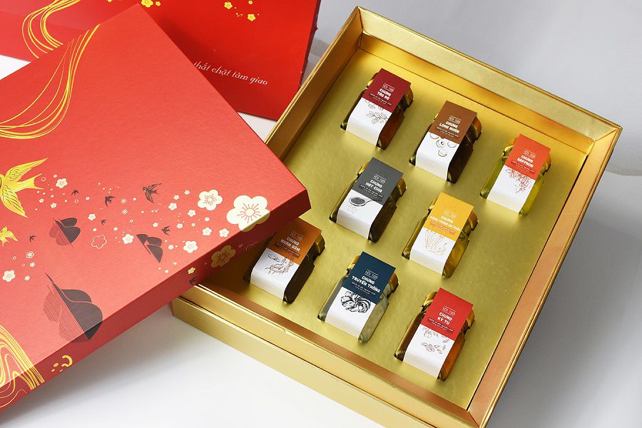 Bộ quà tặng Bát Bảo Như Ý - Thích hợp là quà tặng Tết cho nhà bạn trai
