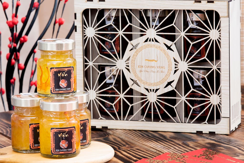 Yến Đông Trùng Hạ Thảo Kim Cương Vàng