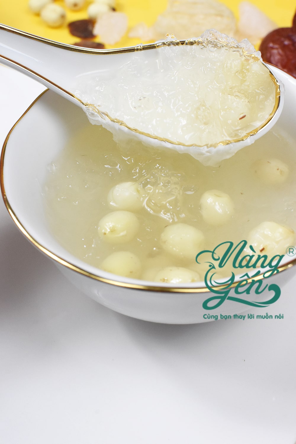 Yến chưng hạt sen - Yến làm gì ngon? Top 15 món ăn siêu bổ dưỡng từ yến sào
